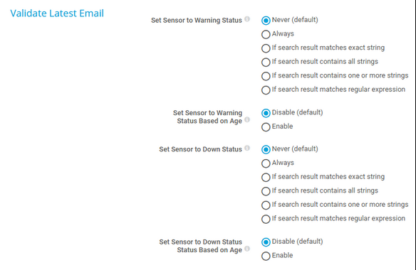Validate Latest Email